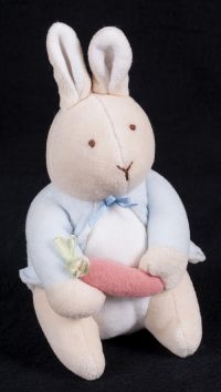 Eden Peter Rabbit My First Peter Pastel Lovey Doll Lovey Toy 7.5"